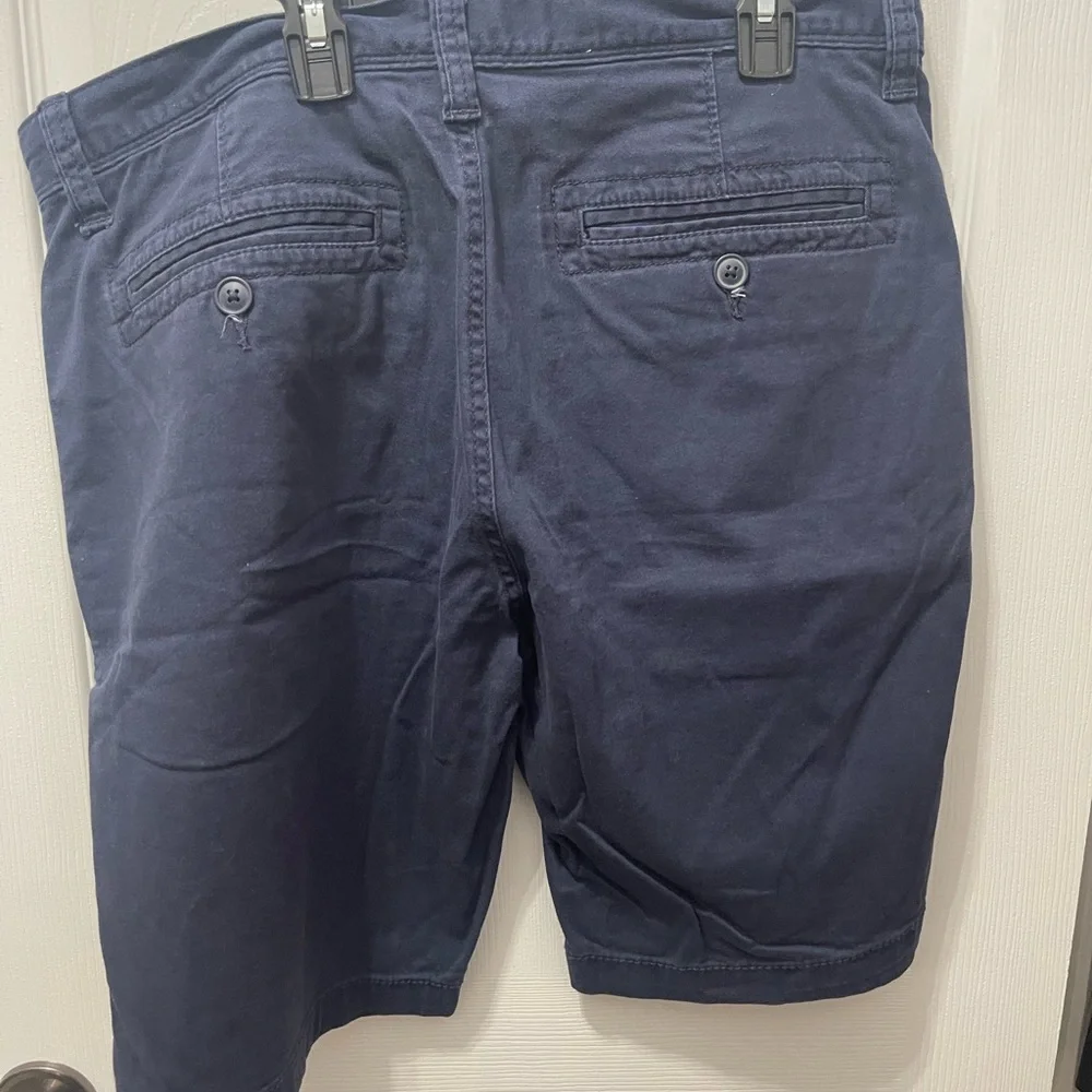 Arizona Jean Company Blue Flat Front Shorts - Picture 8 of 9